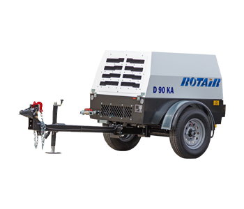 Portable compressor for chipping hammers US