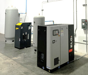 Three phase roatary screw air compressor